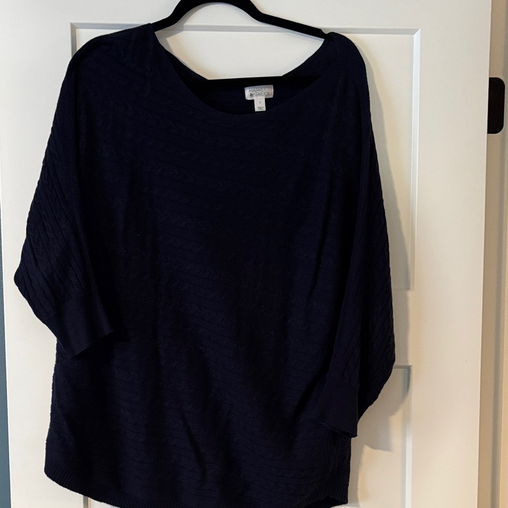 Women's Navy Blue Top
